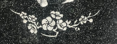 花の彫刻